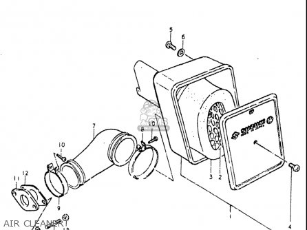 AIR CLEANER - OR50 1979 1980 (N) (T) USA (E03)
