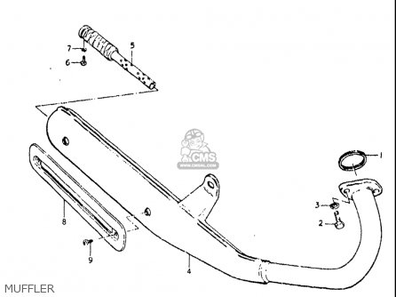 MUFFLER - OR50 1979 1980 (N) (T) USA (E03)