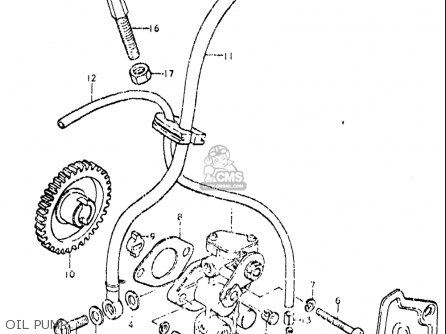 OIL PUMP - OR50 1979 1980 (N) (T) USA (E03)