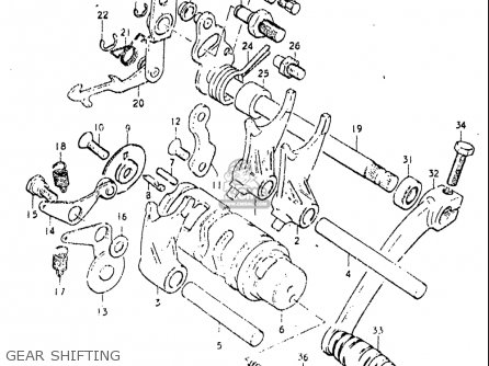 GEAR SHIFTING - OR50 1979 1980 (N) (T) USA (E03)