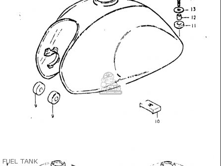 FUEL TANK - OR50 1979 1980 (N) (T) USA (E03)