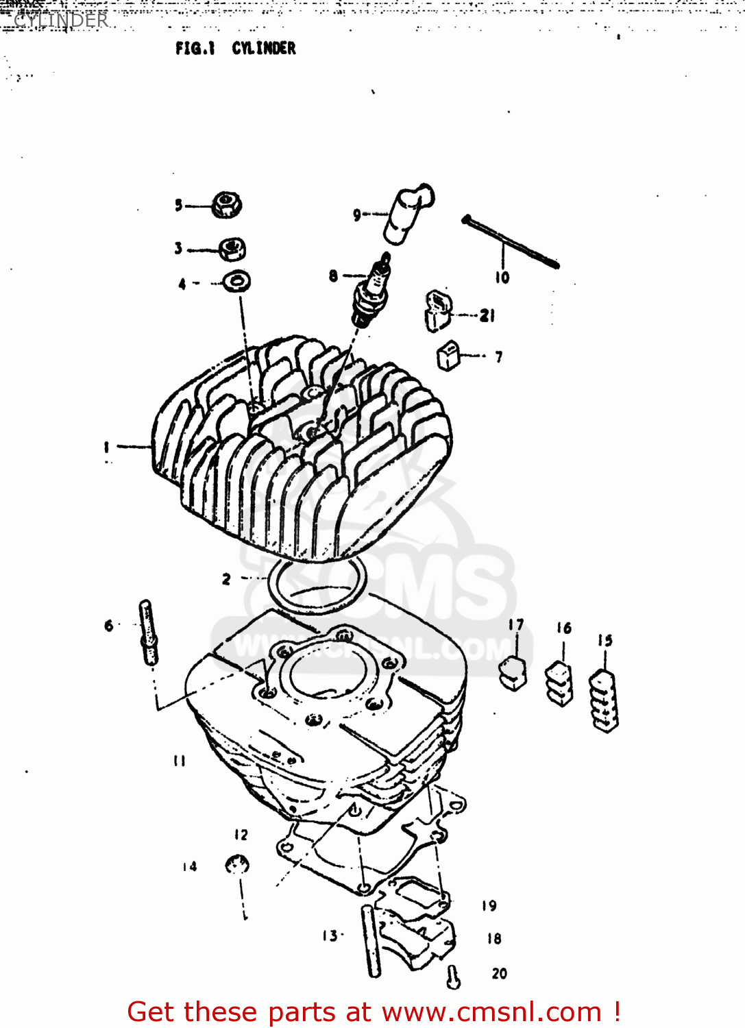 CYLINDER PE175 1978 (C) USA (E03)