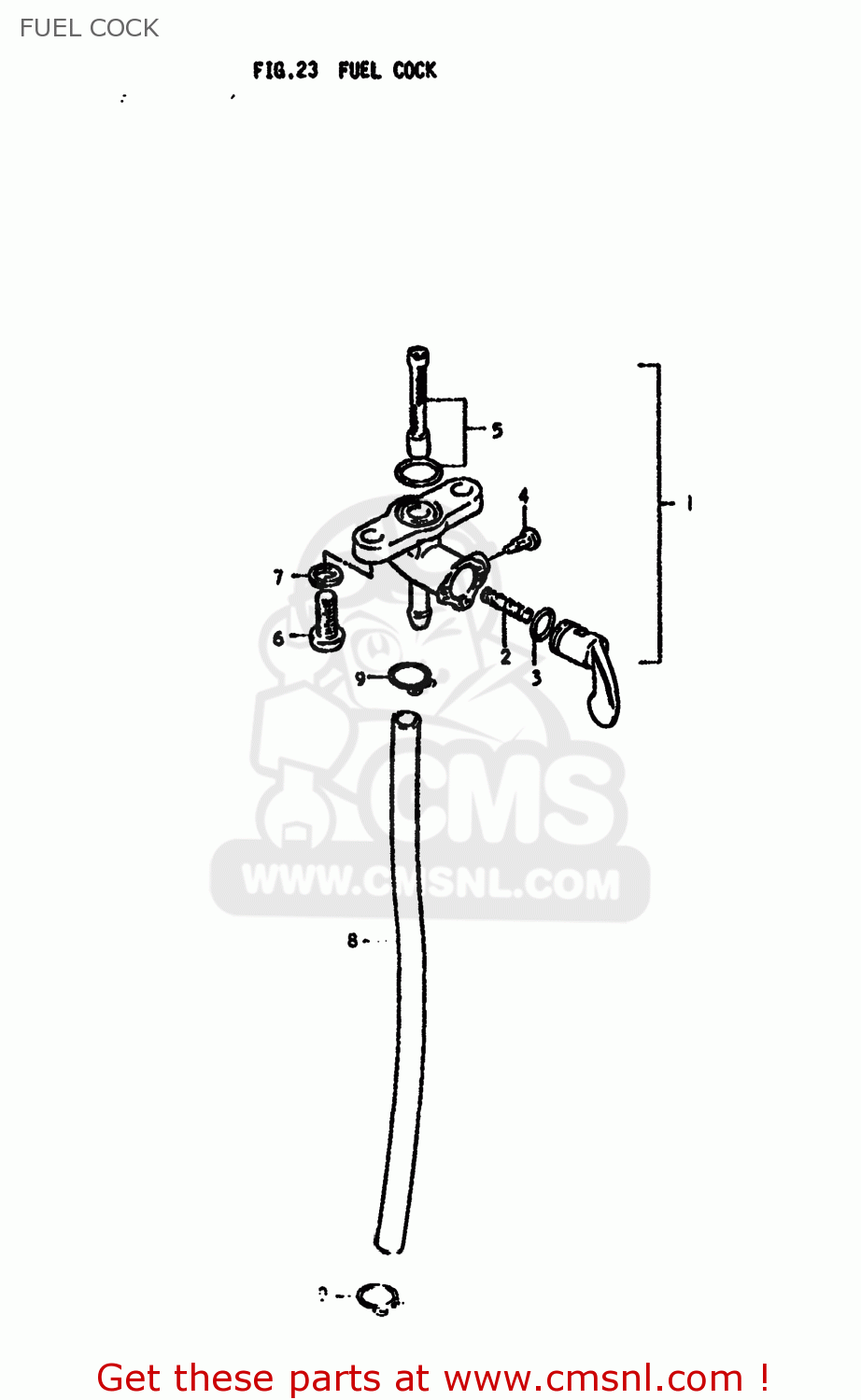 FUEL COCK PE175 1978 (C) USA (E03)