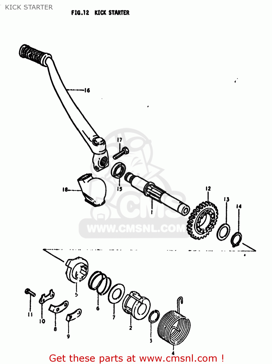 KICK STARTER PE175 1978 (C) USA (E03)