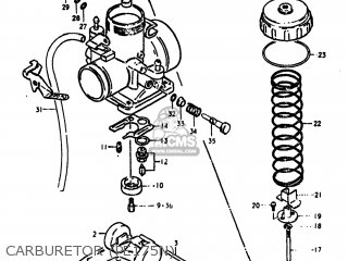 CARBURETOR (PE175N) - PE175 1978 (C) USA (E03)