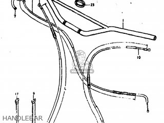 HANDLEBAR - PE175 1978 (C) USA (E03)