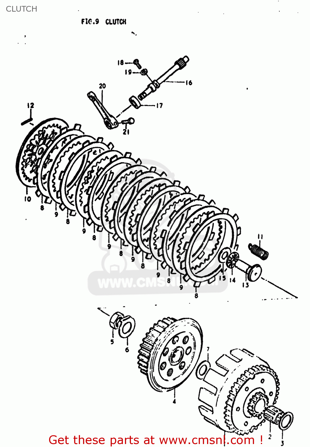 CLUTCH PE175 1979 (N) USA (E03)