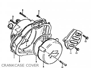 CRANKCASE COVER - PE175 1979 (N) USA (E03)