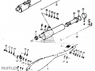 MUFFLER - PE175 1979 (N) USA (E03)