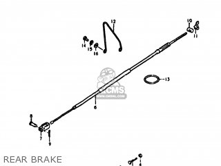 REAR BRAKE - PE175 1979 (N) USA (E03)