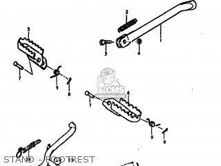 STAND - FOOTREST - PE175 1979 (N) USA (E03)