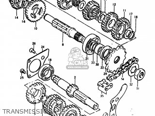 TRANSMISSION - PE175 1979 (N) USA (E03)