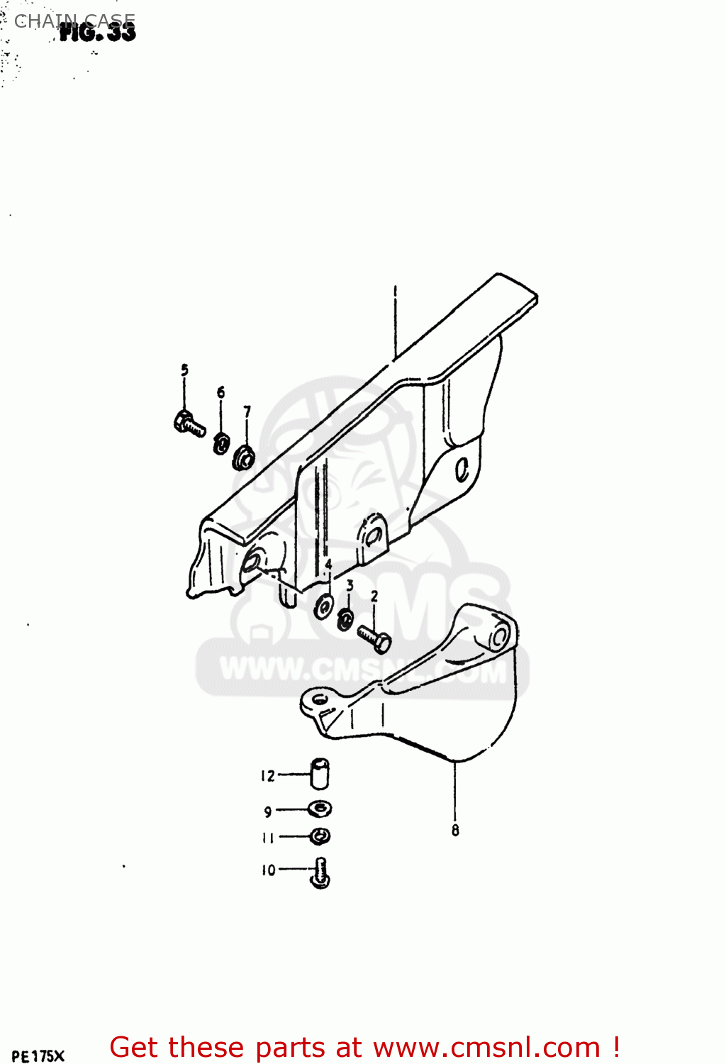 CHAIN CASE PE175 1980 (T) USA (E03)