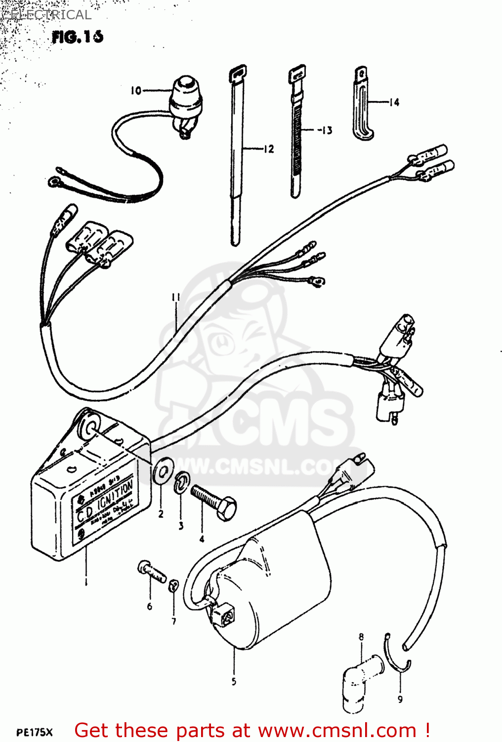 ELECTRICAL PE175 1980 (T) USA (E03)