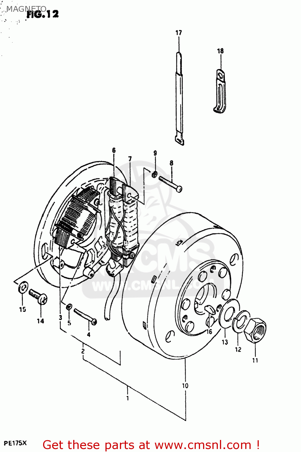 MAGNETO PE175 1980 (T) USA (E03)