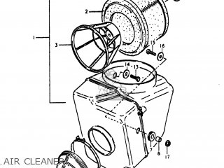 AIR CLEANER - PE175 1980 (T) USA (E03)