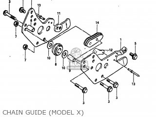 CHAIN GUIDE (MODEL X) - PE175 1980 (T) USA (E03)