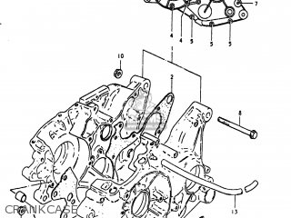 CRANKCASE - PE175 1980 (T) USA (E03)