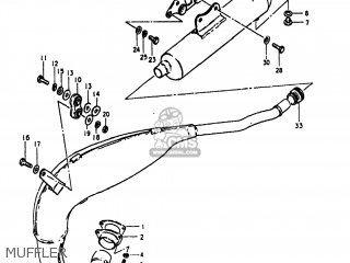 MUFFLER - PE175 1980 (T) USA (E03)