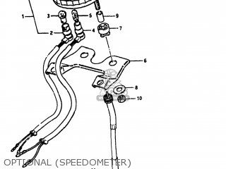 OPTIONAL (SPEEDOMETER) - PE175 1980 (T) USA (E03)