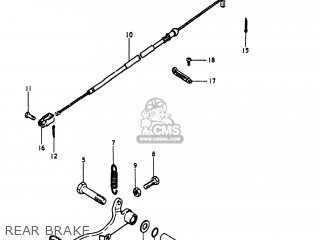 REAR BRAKE - PE175 1980 (T) USA (E03)