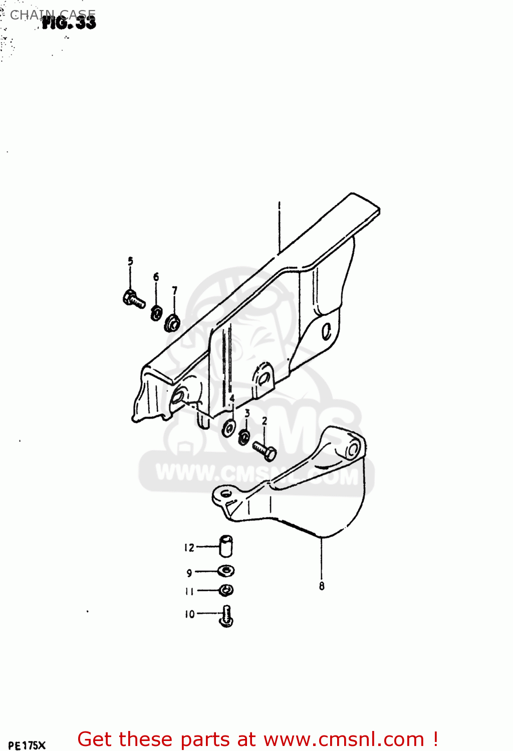 CHAIN CASE PE175 1981 (X) USA (E03)