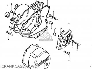 CRANKCASE COVER - PE175 1981 (X) USA (E03)