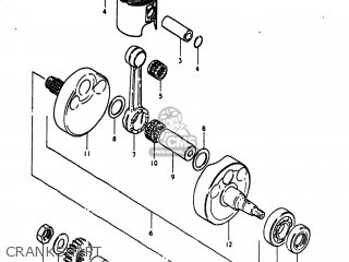 CRANKSHAFT - PE175 1981 (X) USA (E03)