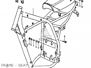 FRAME - SEAT - PE175 1981 (X) USA (E03)