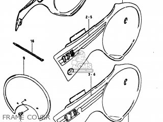 FRAME COVER - PE175 1981 (X) USA (E03)