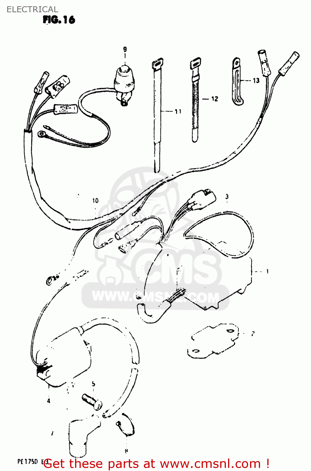 ELECTRICAL PE175 1982 (Z) USA (E03)
