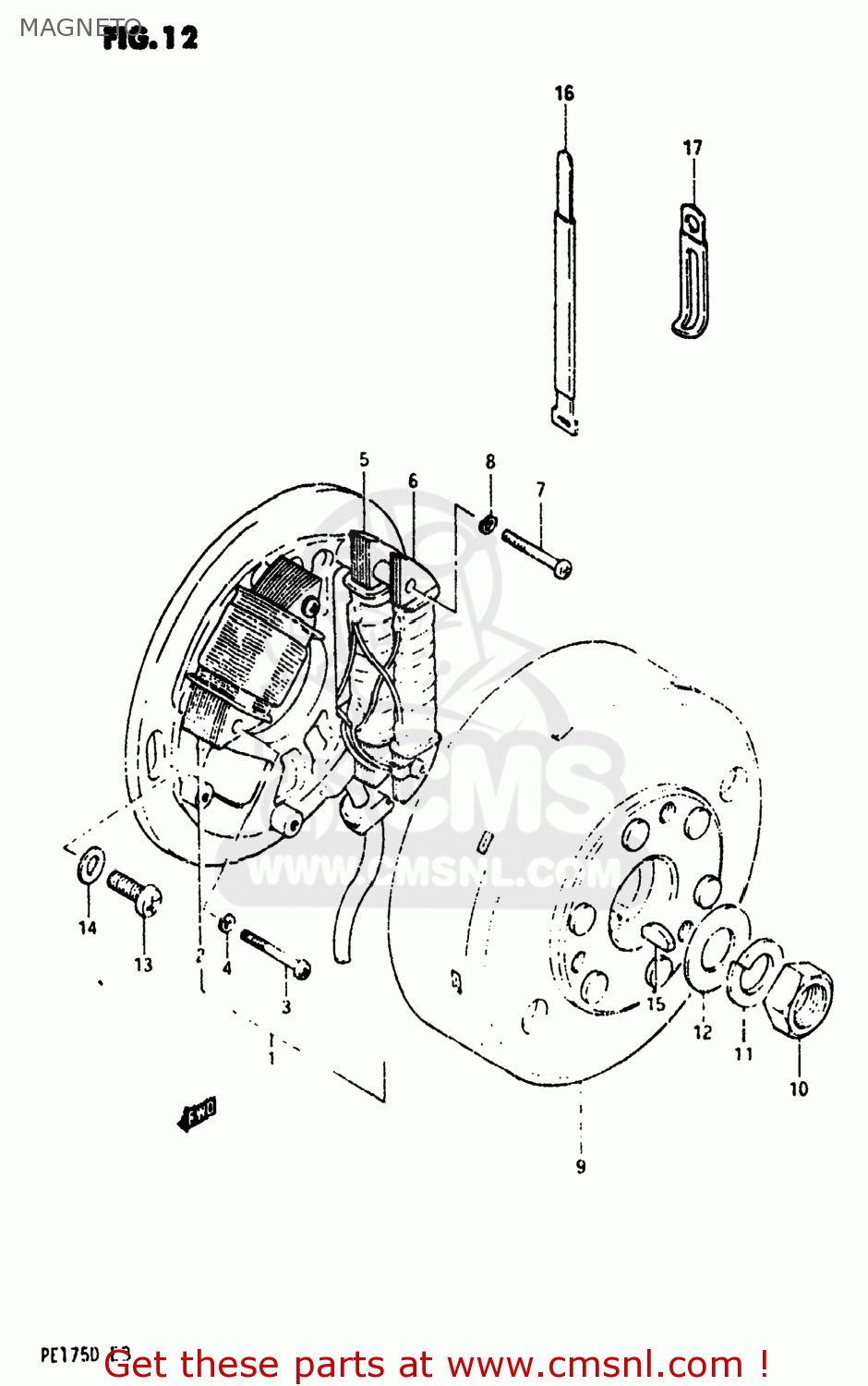 MAGNETO PE175 1982 (Z) USA (E03)