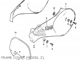 FRAME COVER (MODEL Z) - PE175 1982 (Z) USA (E03)