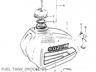 FUEL TANK (MODEL D) - PE175 1982 (Z) USA (E03)