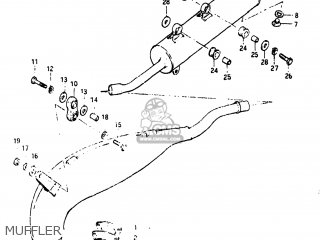 MUFFLER - PE175 1982 (Z) USA (E03)
