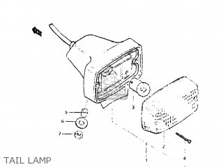 TAIL LAMP - PE175 1982 (Z) USA (E03)