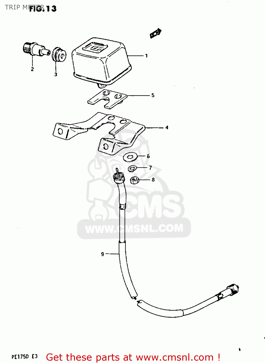 TRIP METER PE175 1982 (Z)