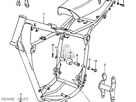 FRAME -SEAT - PE175 1982 (Z)