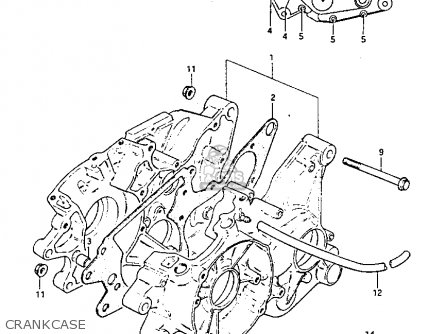 CRANKCASE - PE175 1982 (Z)