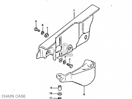 CHAIN CASE - PE175 1982 (Z)