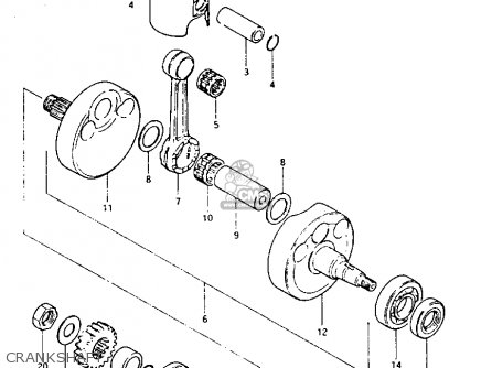 CRANKSHAFT - PE175 1982 (Z)