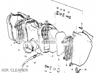 AIR CLEANER - PE175 1983 (D) USA (E03)