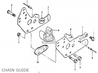 CHAIN GUIDE - PE175 1983 (D) USA (E03)