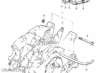 CRANKCASE - PE175 1983 (D) USA (E03)