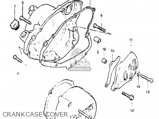 CRANKCASE COVER - PE175 1983 (D) USA (E03)
