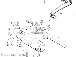 GEAR SHIFTING - PE175 1983 (D) USA (E03)