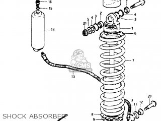 SHOCK ABSORBER - PE175 1983 (D) USA (E03)