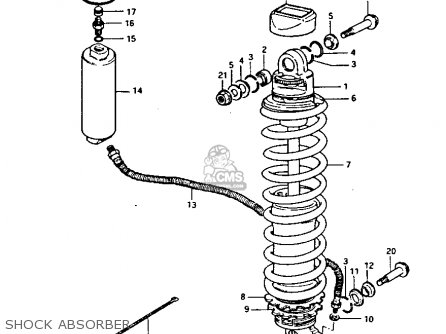 SHOCK ABSORBER - PE175 1983 (D)