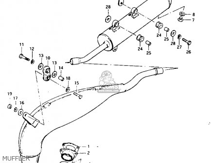 MUFFLER - PE175 1983 (D)
