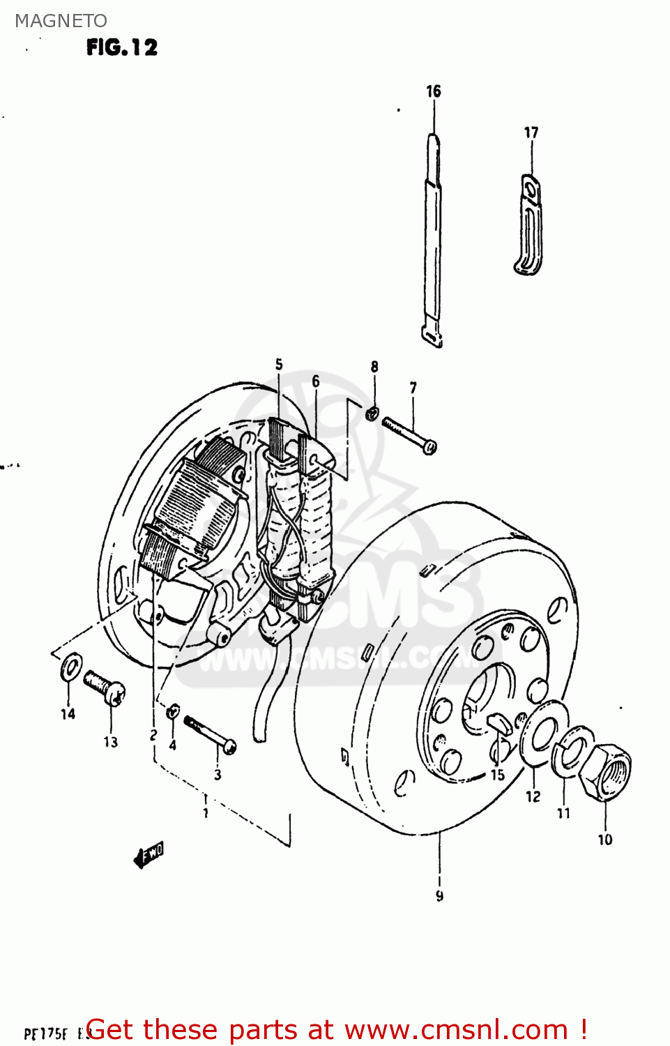 MAGNETO PE175 1984 (E) USA (E03)